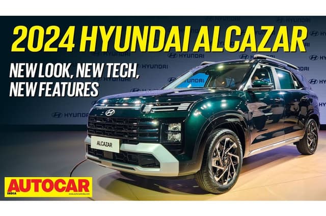 Hyundai Alcazar facelift walkaround video